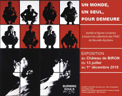 invitation exposition au château de Biron 2019, photo : A. Danvers / Frac-collection Aquitaine