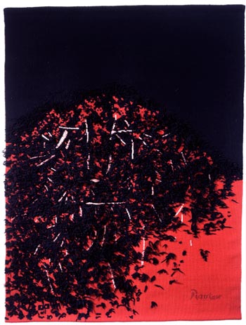 Prétextat, 1971, tapisserie de Piere Daquin d'après Mario Prassinos