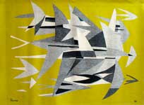 oiseaux-avions, tapisserie 1952, ©Andrlis-Rye, ADAGP 2008